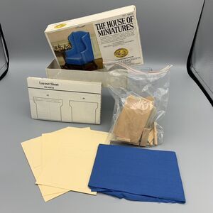 The House of Miniatures Chippendale Wing Chair Dollhouse Kit 40016 X-ACTO Opened